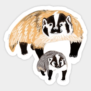 Badger Mommy Sticker
